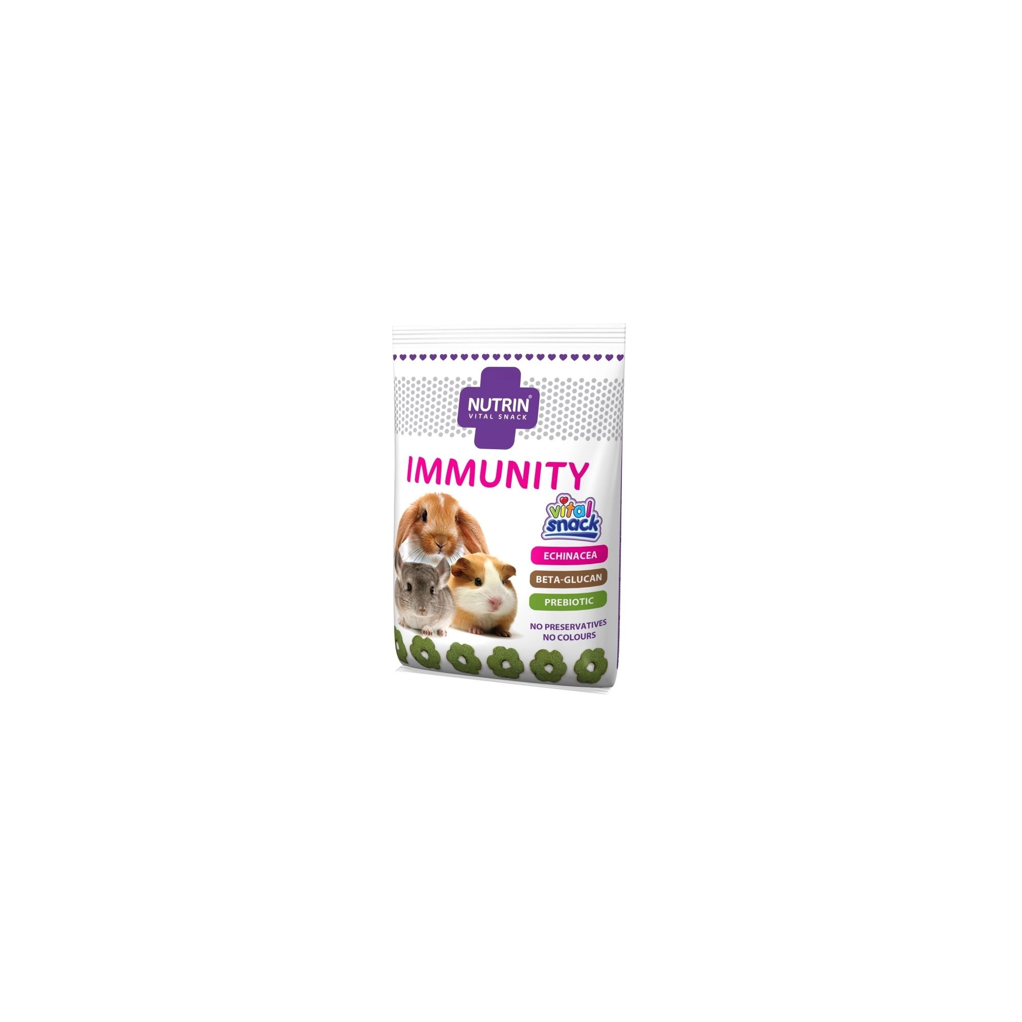 Nutrin Vital Snack- Immunity,Nyúl,T.Malac,Csincs. 100g
