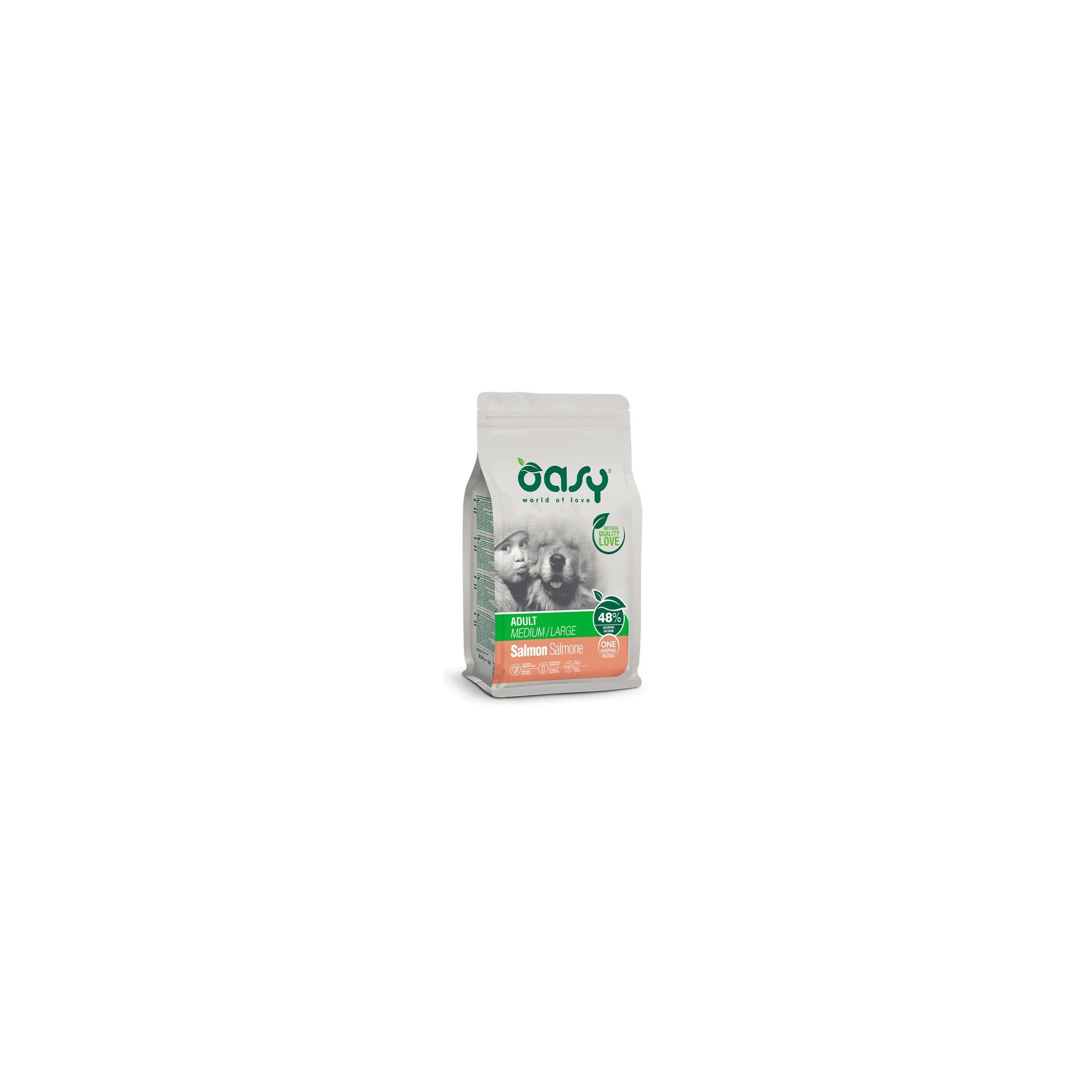 Oasy Dog OAP Adult Medium/Large Salmon 2,5kg