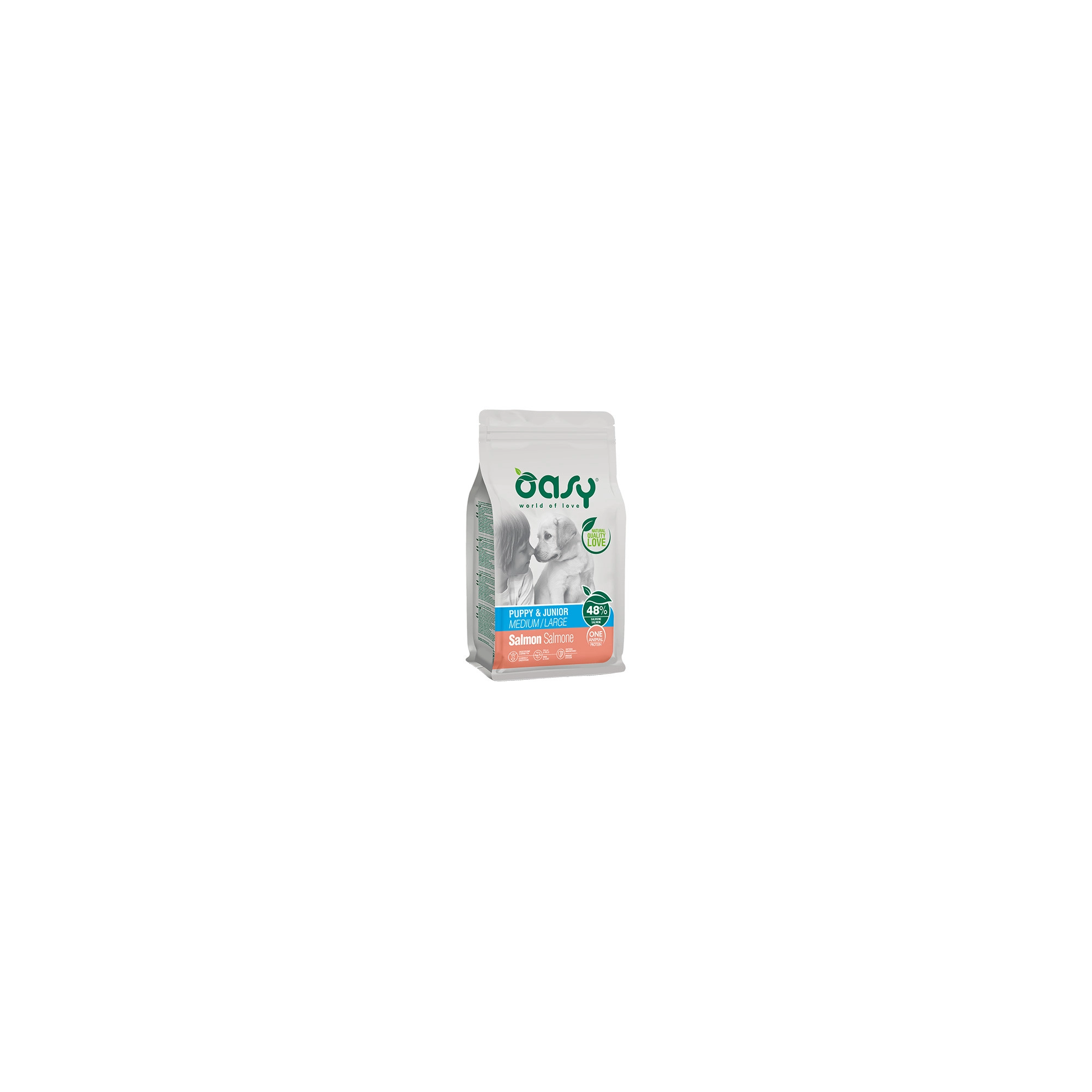 Oasy Dog OAP Puppy Medium/Large Salmon 2,5kg