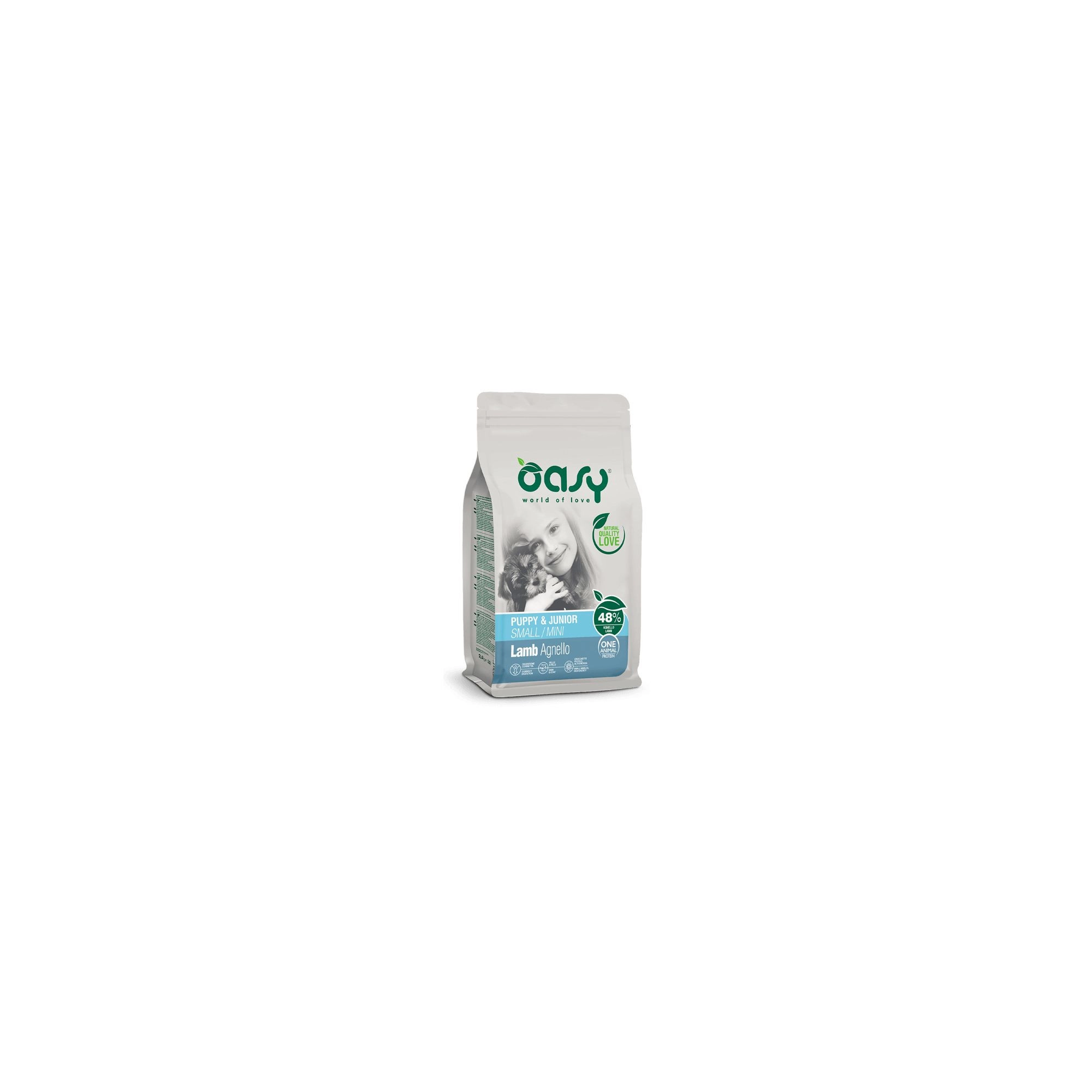 Oasy Dog OAP Puppy Small/Mini Lamb 800g