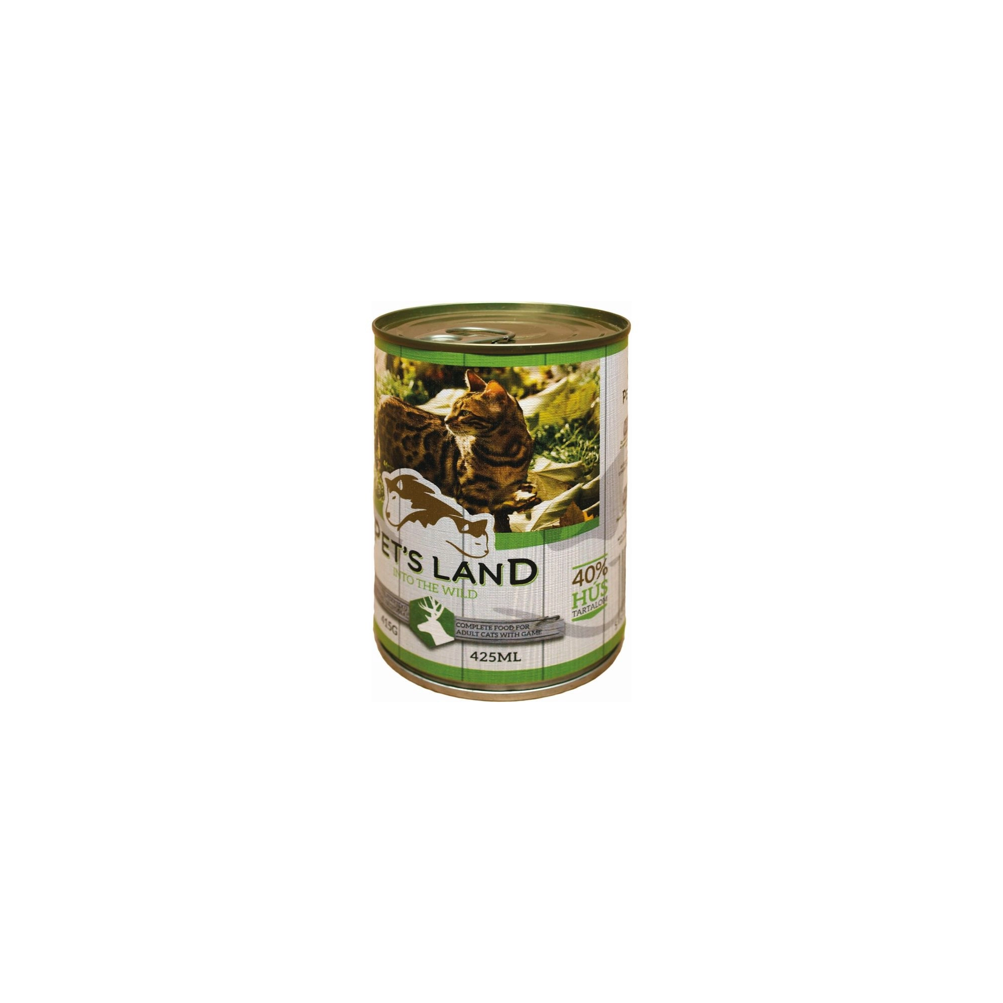 Pet s Land Cat Konzerv Vadhús répával 415g