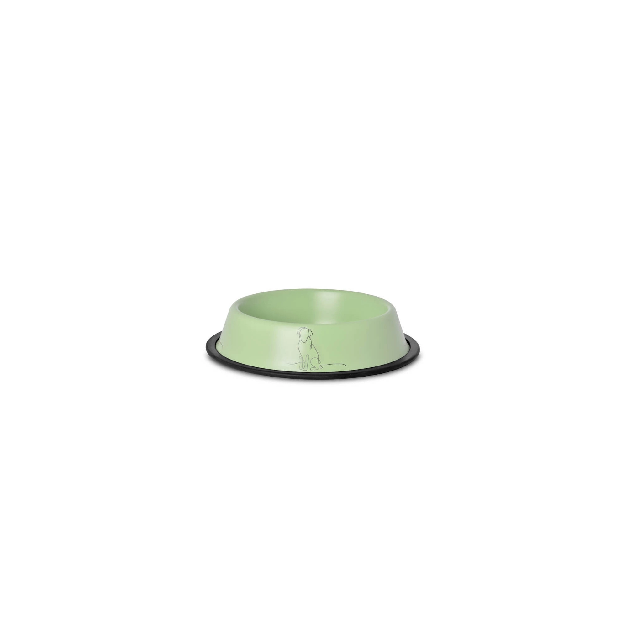 Raintech Rozsdamentes tál, matt fekete, gumiperemes - felső 22cm/alsó 29,5cm, 1,550l