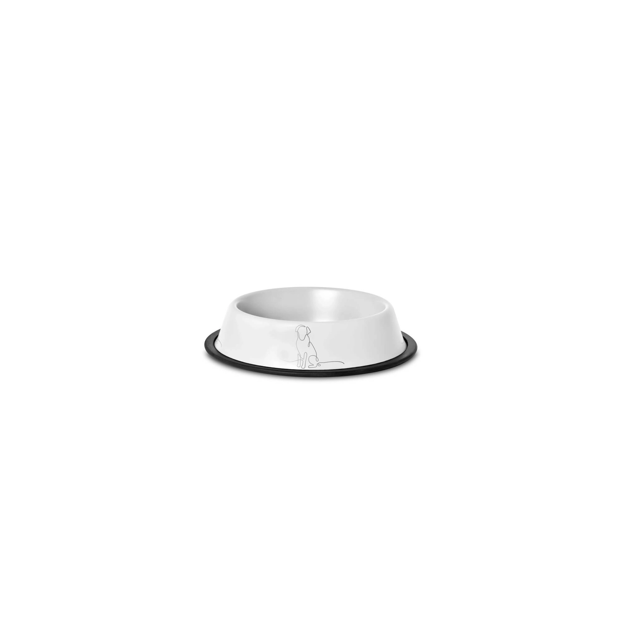Raintech Rozsdamentes tál, matt fekete, gumiperemes - felső 22cm/alsó 29,5cm, 1,550l