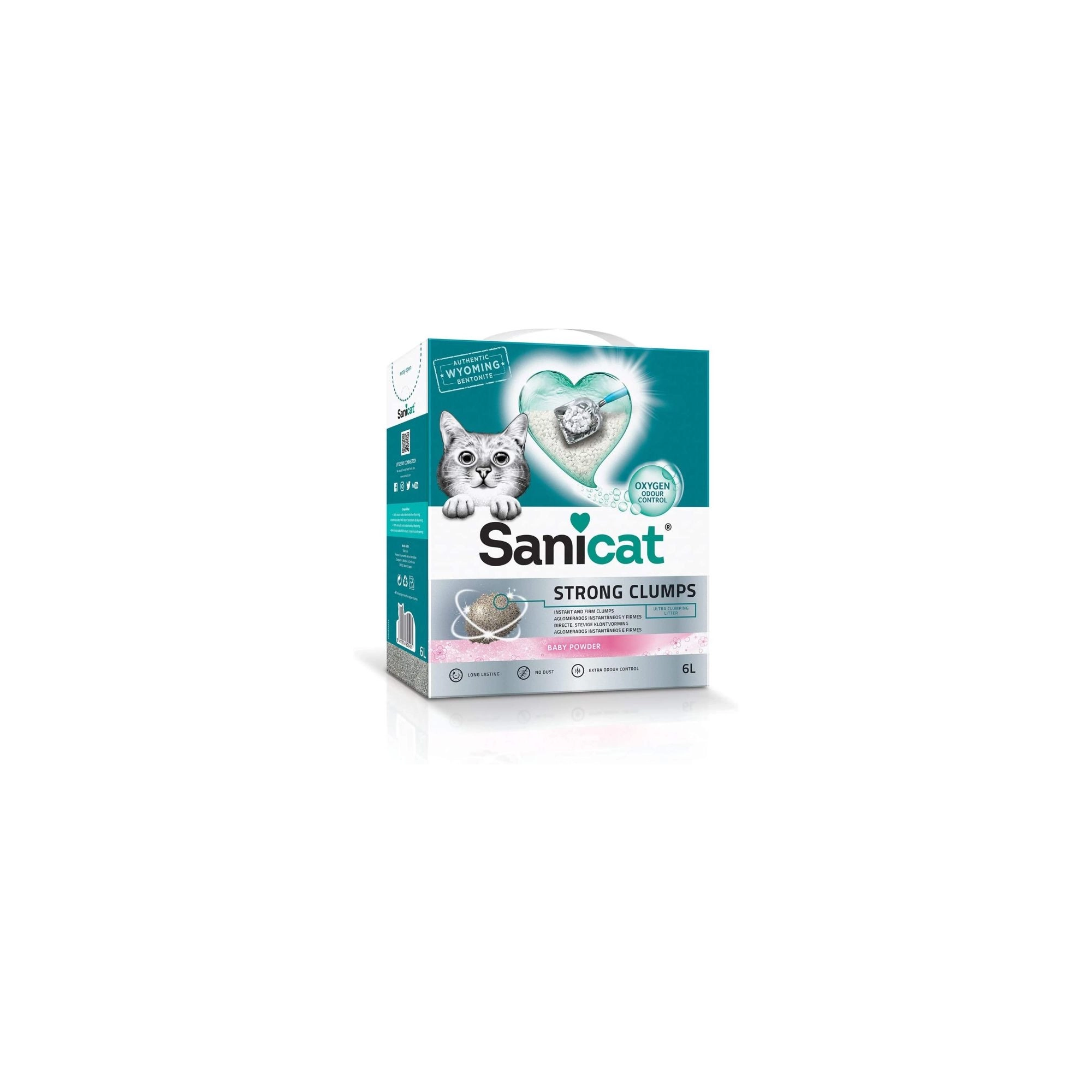 Sanicat macskaalom Strong Clumps csomósodó wyoming bentonit 6l