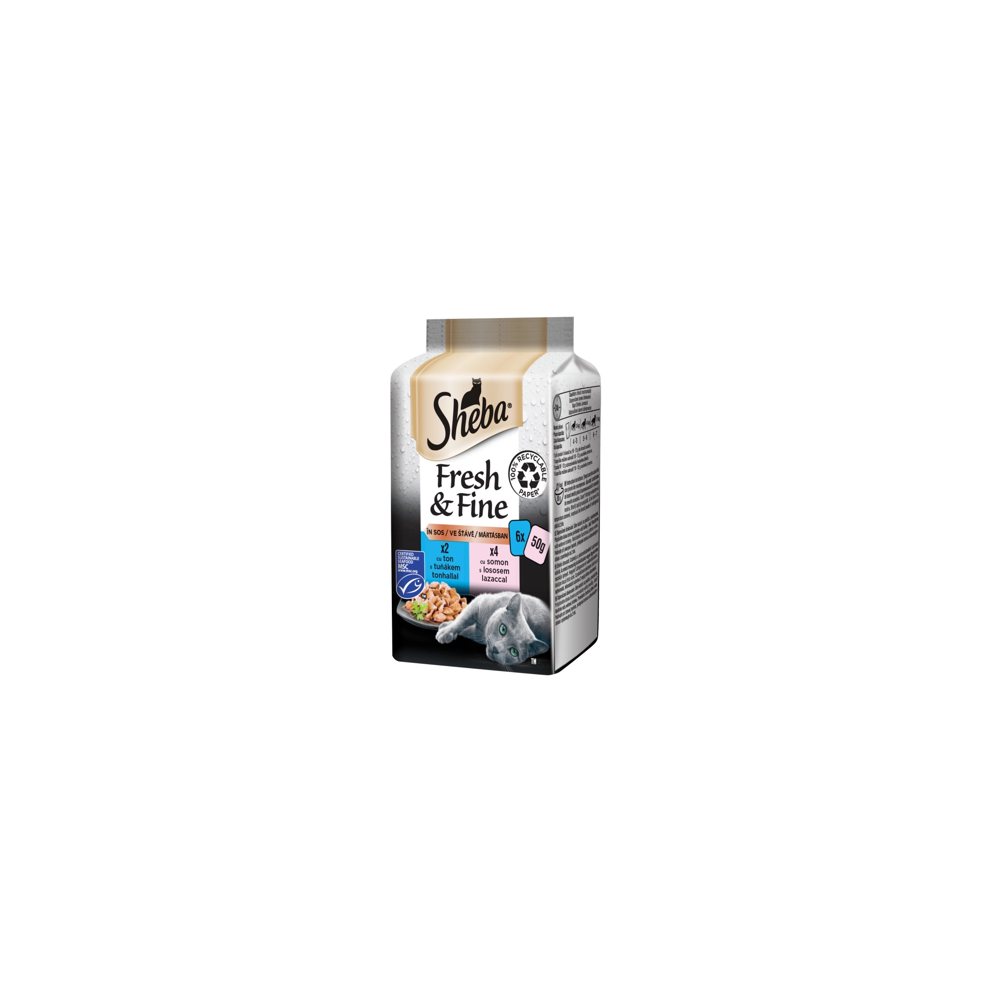 Sheba alutasak mini 6x50gr halas Multipack