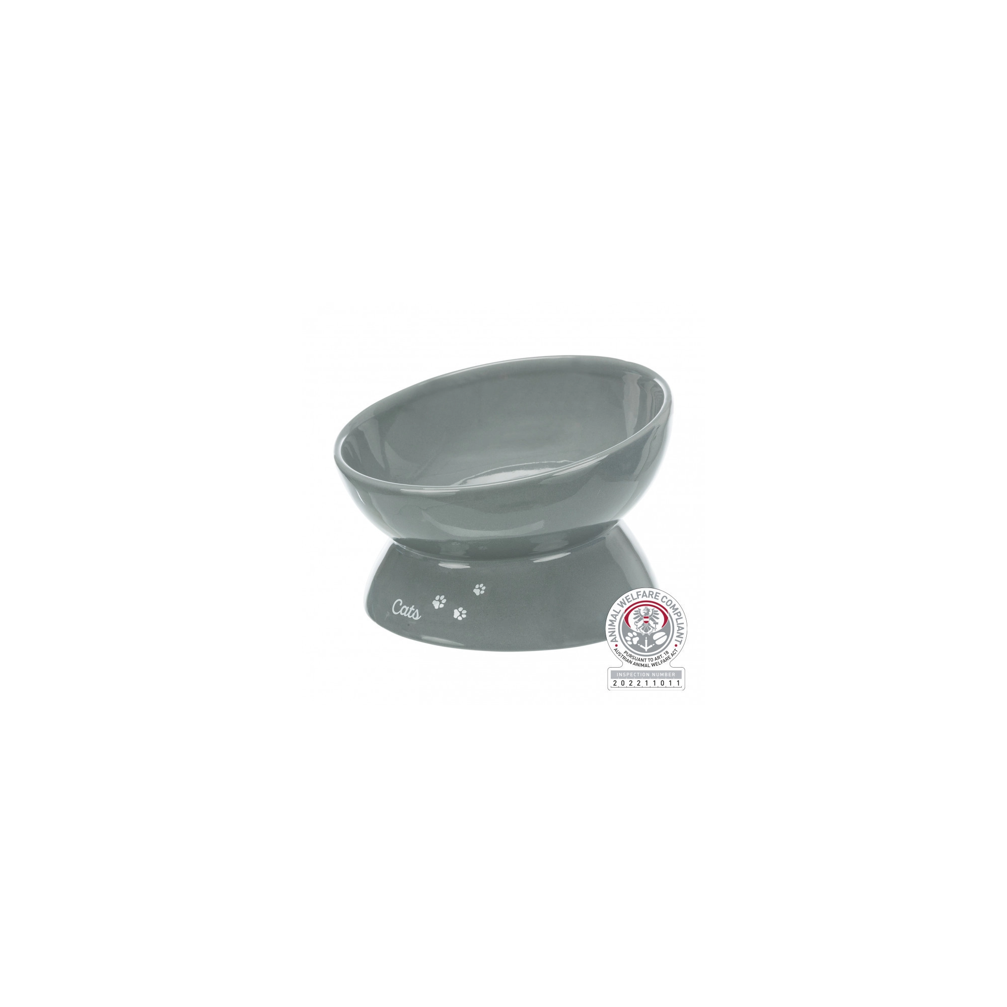 Trixie ergonómikus kerámia tál XXL 0,35L/17cm szürke