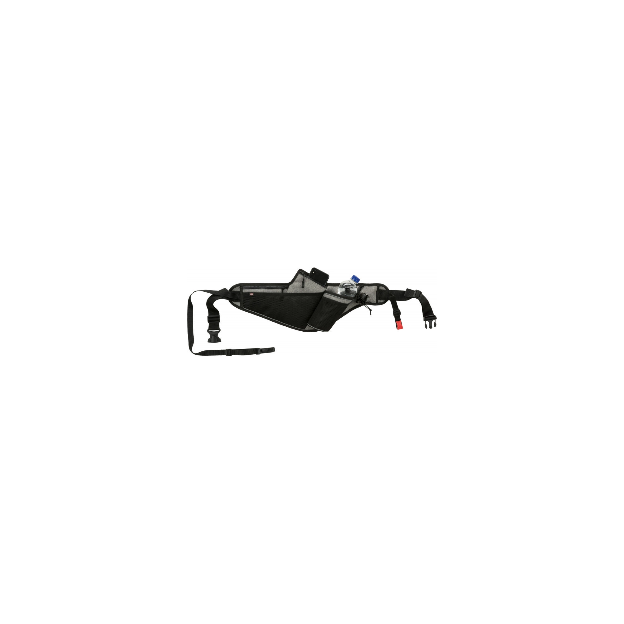 Trixie Futópóráz övvel - Öv: 70-130cm/23cm, póráz: 1,15-1,50m/20mm szürke