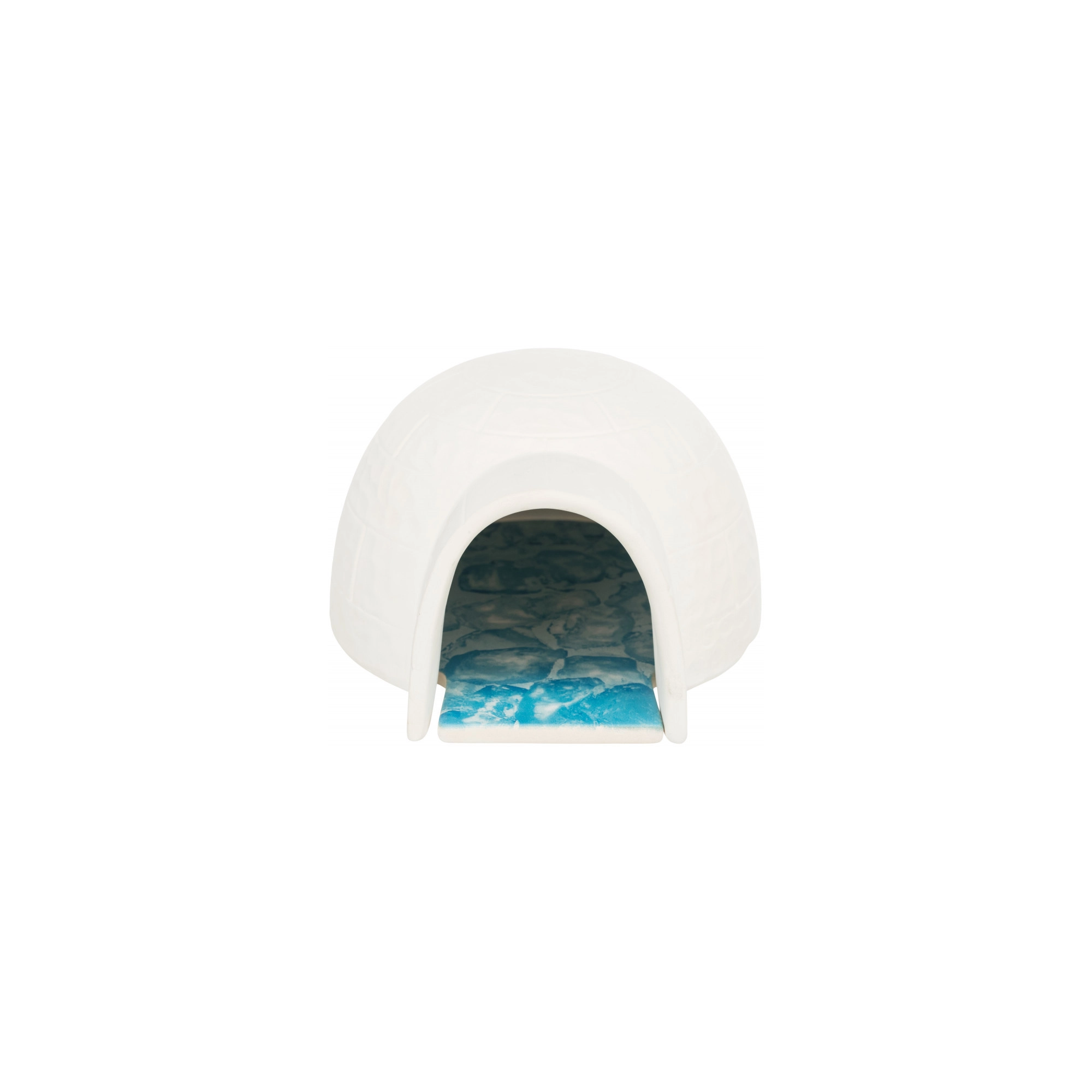 Trixie Igloo Kerámia Hűtőlemezzel Rágcsálóknak 13 × 9 × 15 cm, Fehér