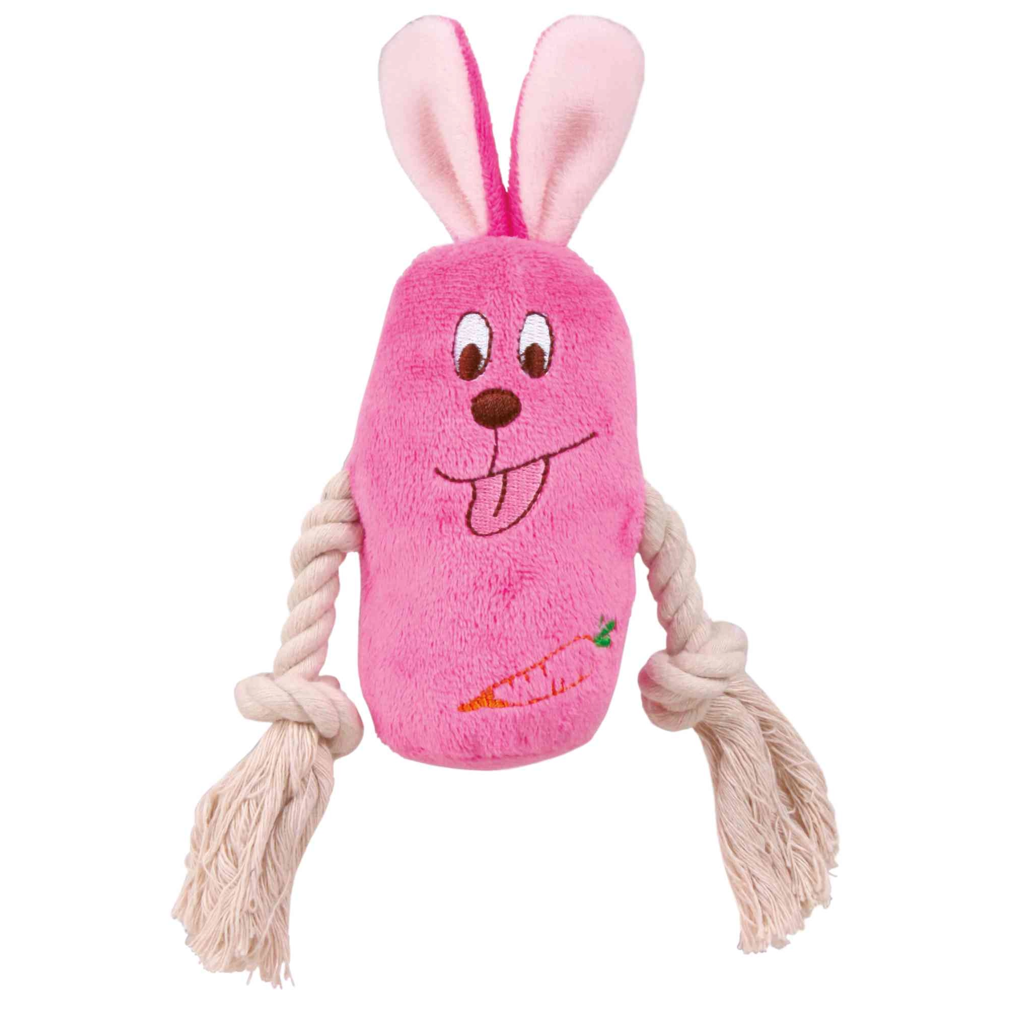 Trixie Játék Plüss Állatok kötéllel 13cm