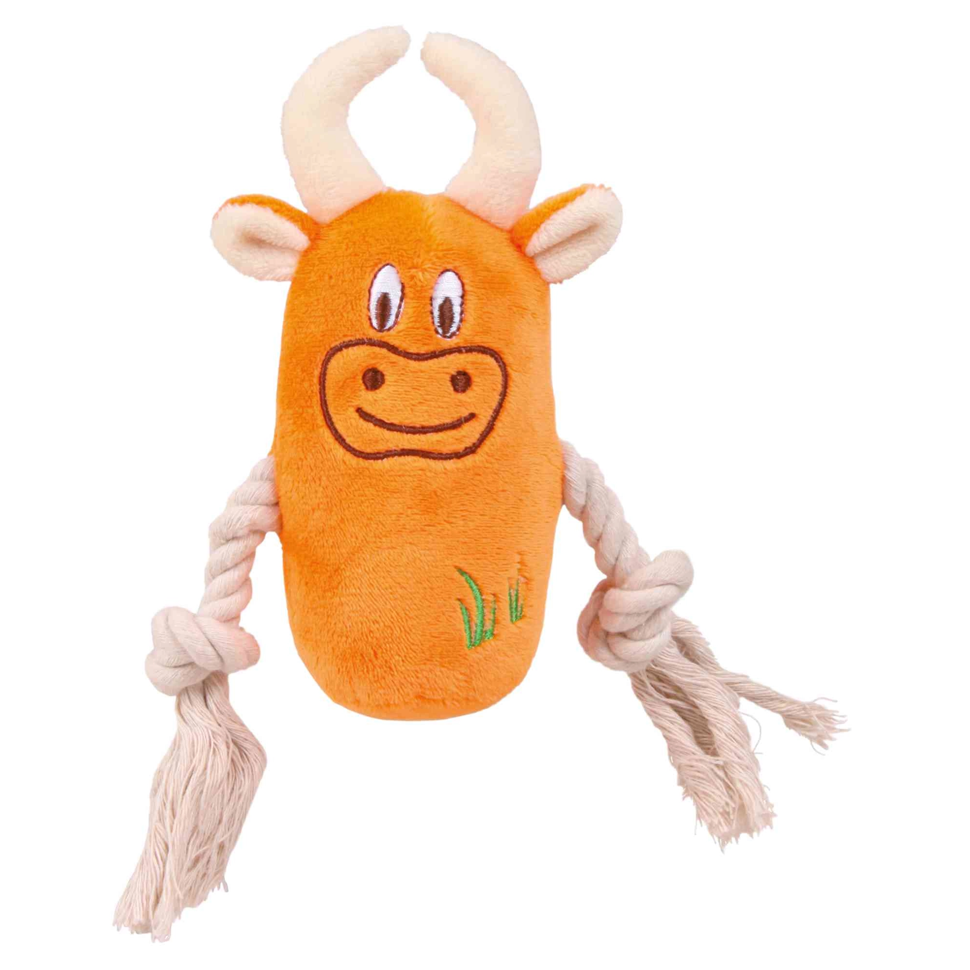 Trixie Játék Plüss Állatok kötéllel 13cm