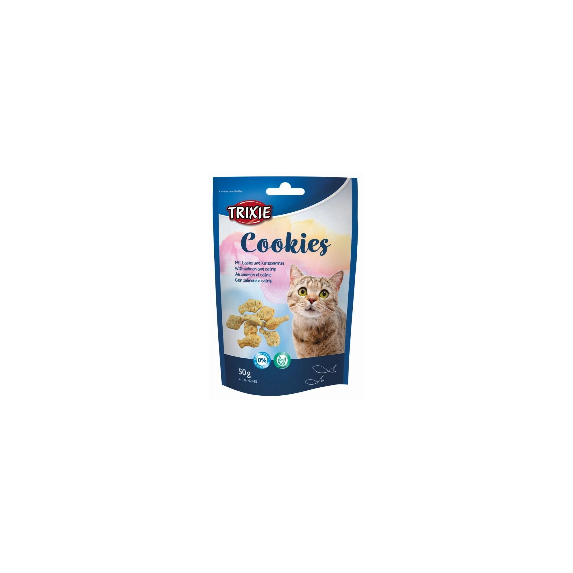 Trixie Jutalomfalat Macskának Cookies lazaccal 50g