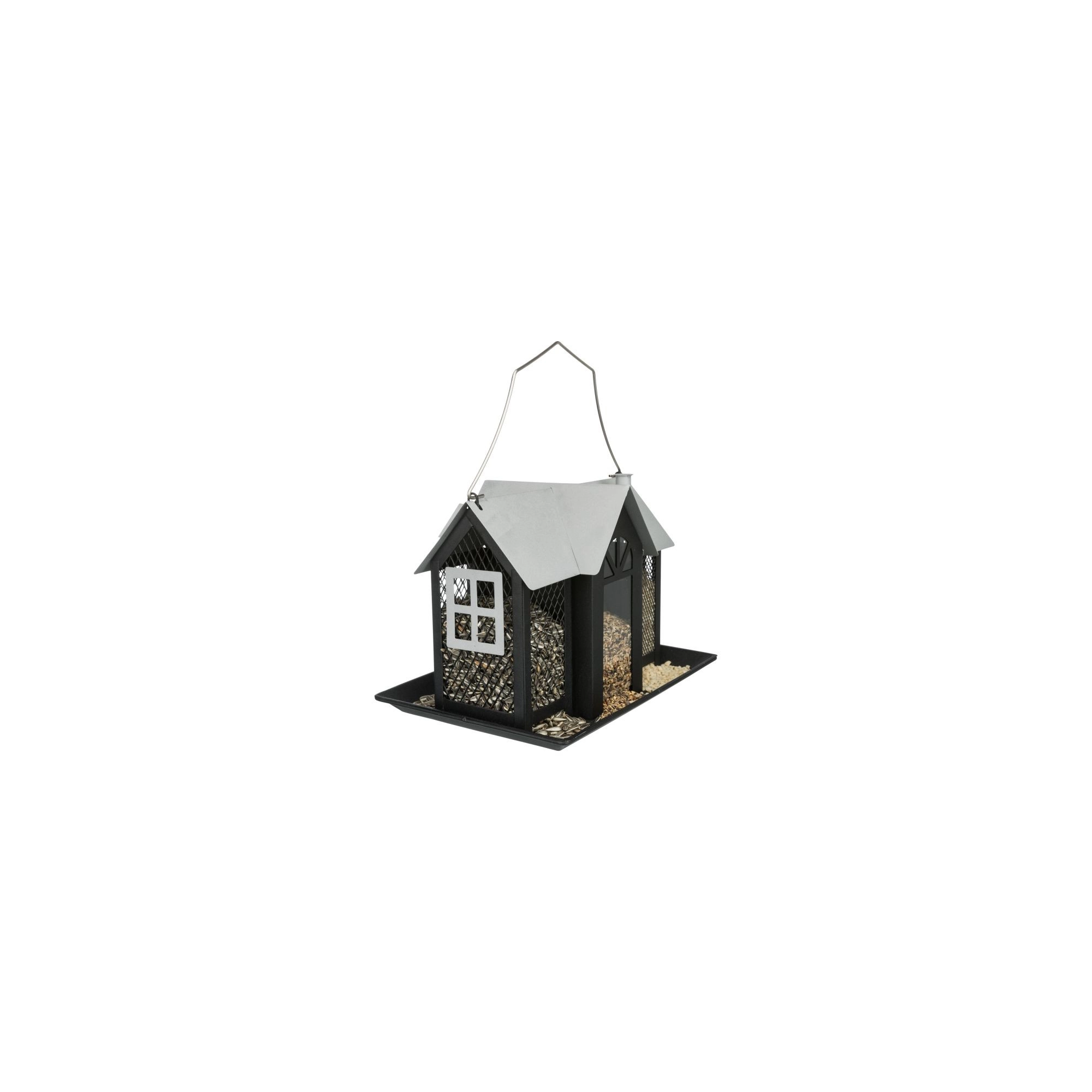 Trixie Kültéri Madáretető Villa Fém 2000ml/26x19x19cm, Fekete