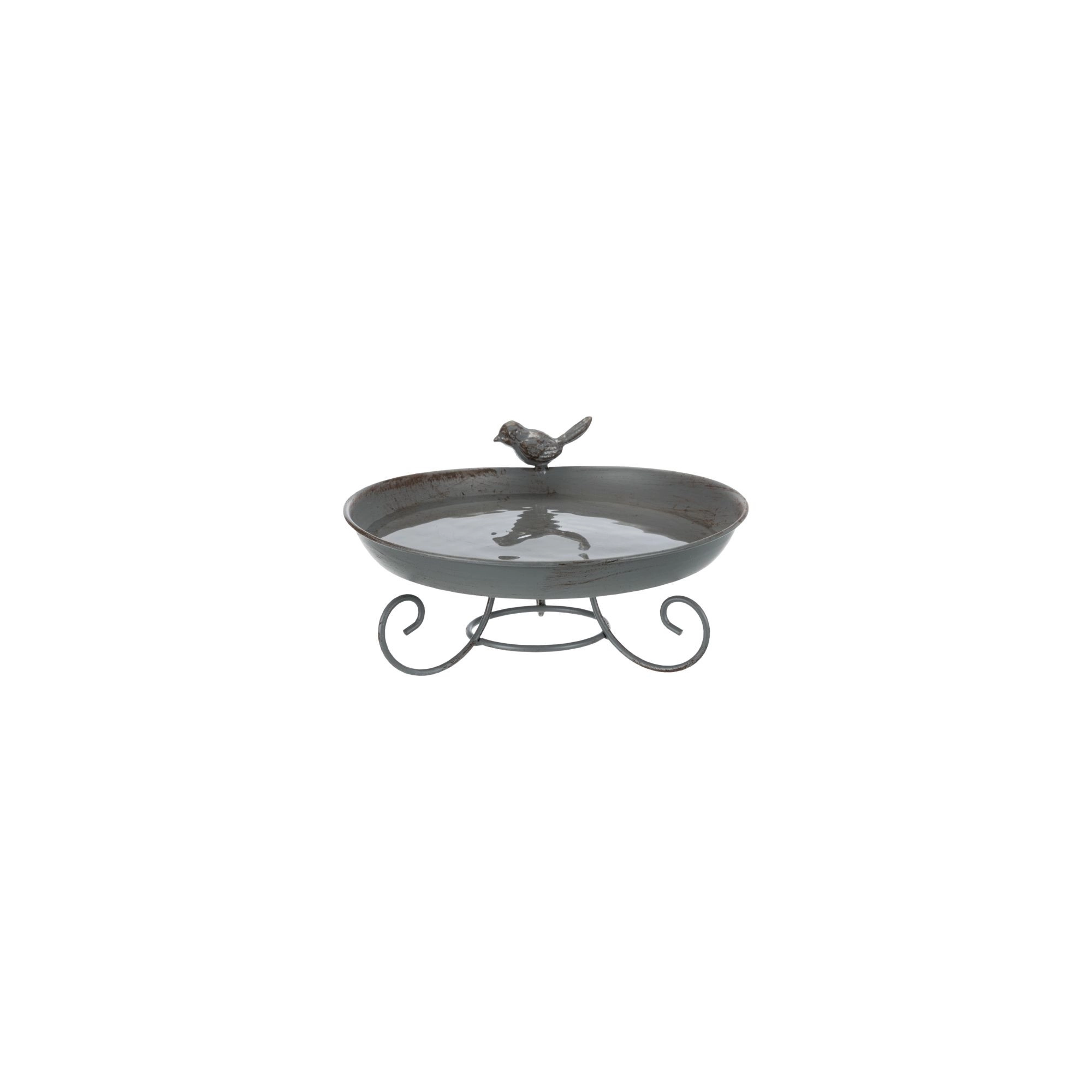 Trixie Kültéri Madárfürdető Álló Fém 800ml/22cm Szürke