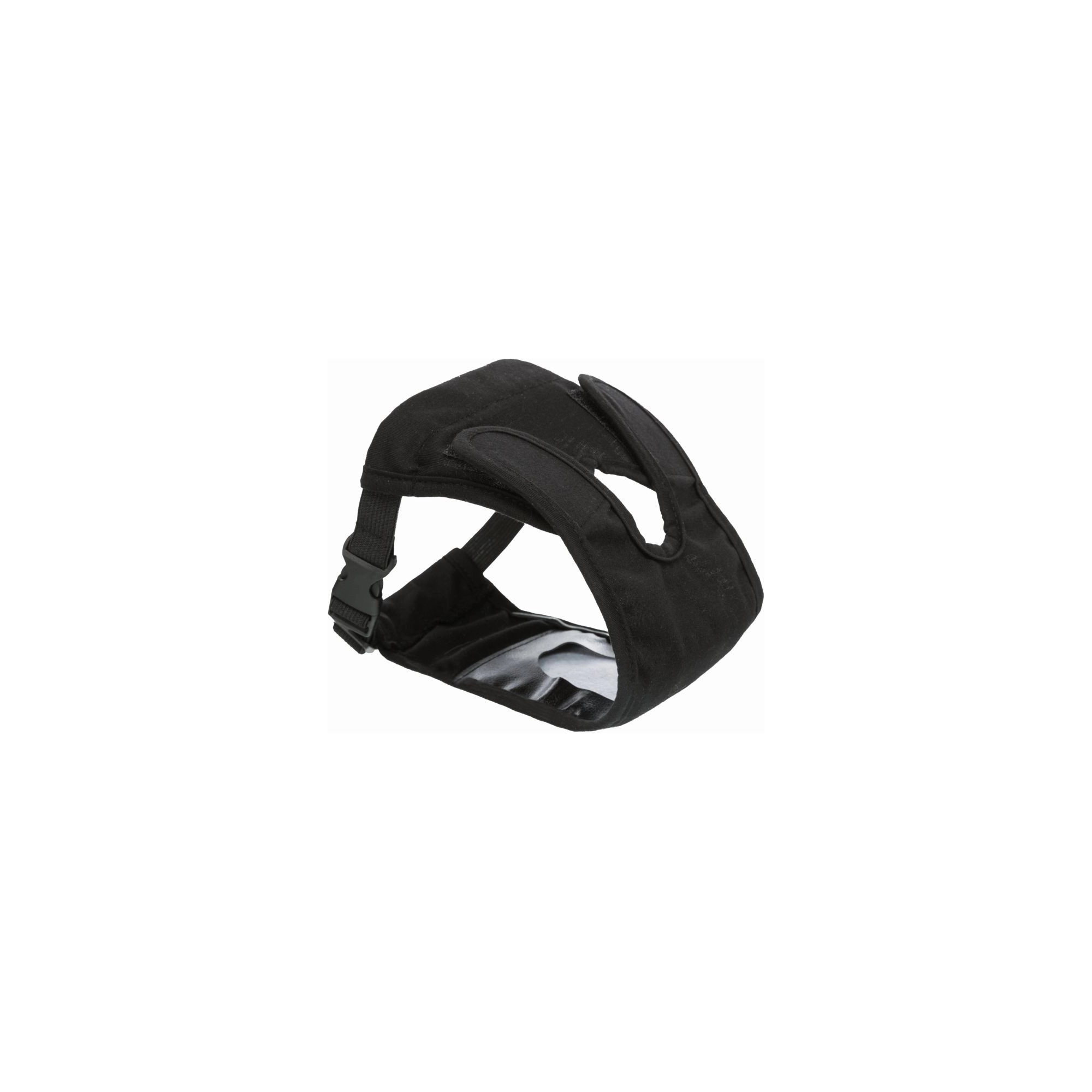 Trixie Tüzelőbugyi Tépőzáras L 43–55cm Fekete