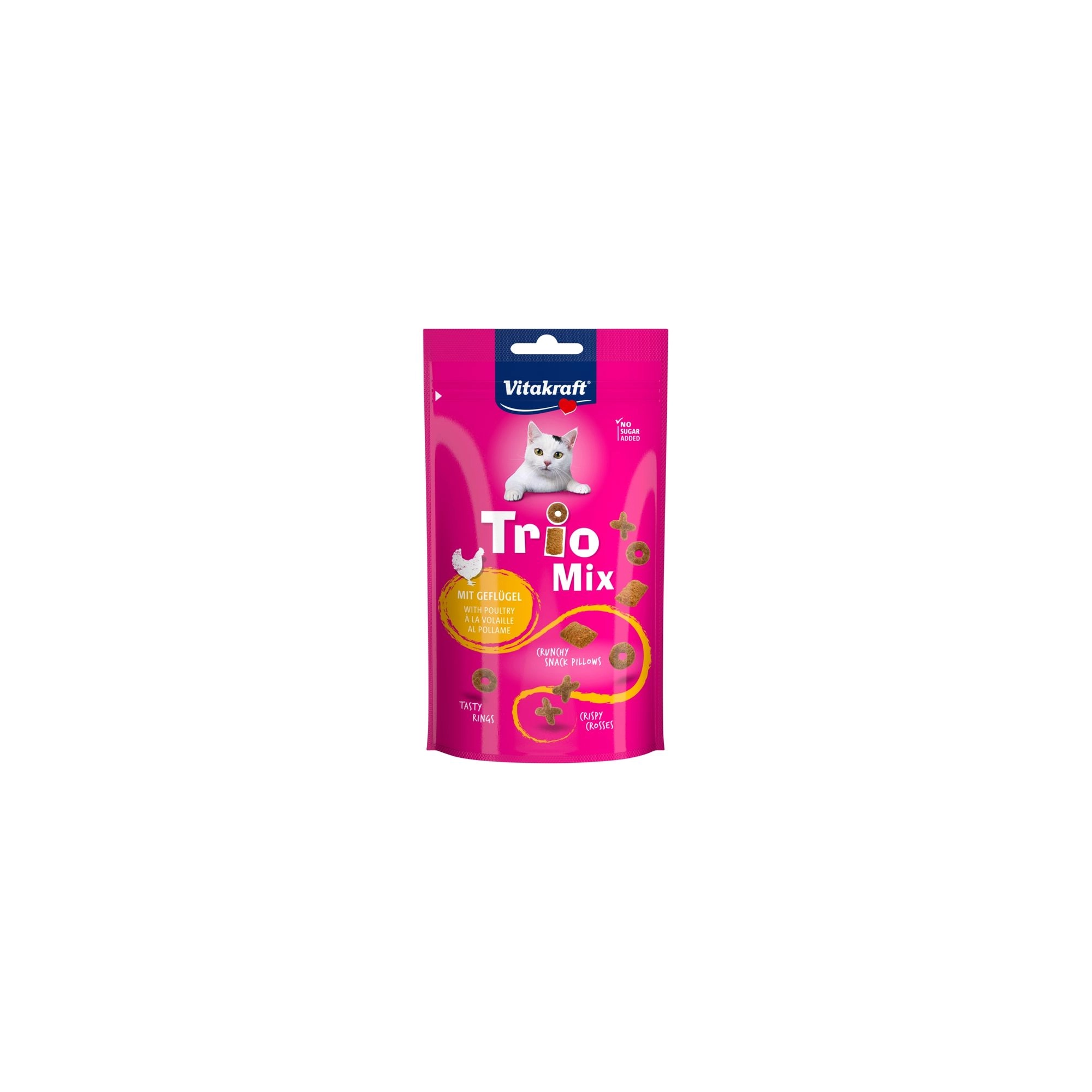 Vitakraft Trio Mix Macska Jutalomfalat Szárnyas Hússal 60g