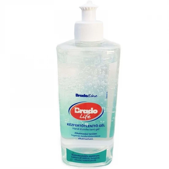 Bradolife kézfertőtlenítő gél 500 ml