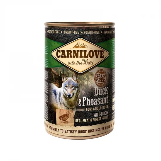 Carnilove Adult Duck & Pheasant Can- Kacsa és Fácán Hússal Konzerv 400g