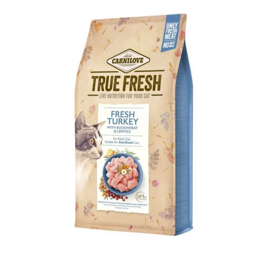 Carnilove True Fresh Cat Adult Turkey - pulyka 1,8kg