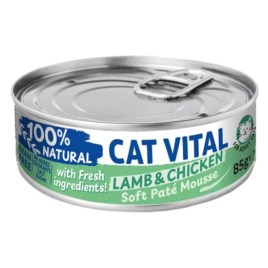 -Cat Vital konzerv mousse báránnyal és csirkével felnőtt macskáknak 85g