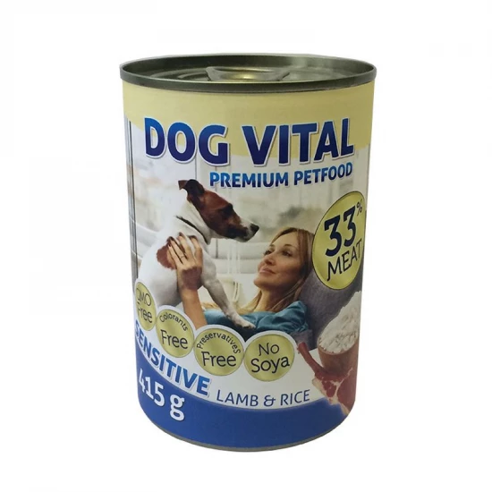 Dog Vital Sensitive konzerv bárány, rizs 415g