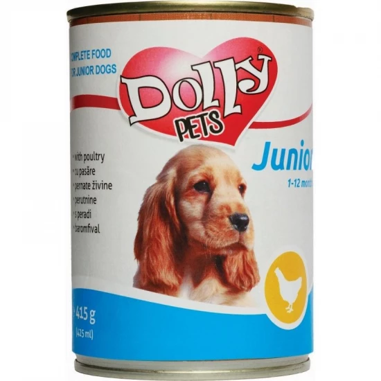 Dolly Dog Junior konzerv csirke 415g