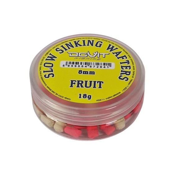 Dovit Slow Sinking Wafters 8Mm - Fruit 18g