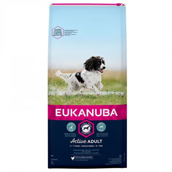 Eukanuba Adult Medium kutyatáp 15kg