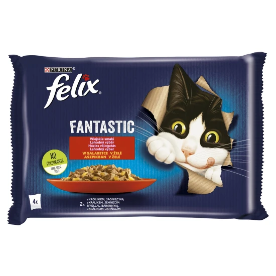 Felix Fantastic Multipack Nyúllal és Báránnyal Aszpikban 4x85g