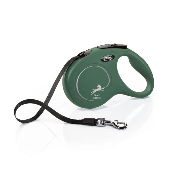 Flexi New Classic Szalag M 5m oliva zöld