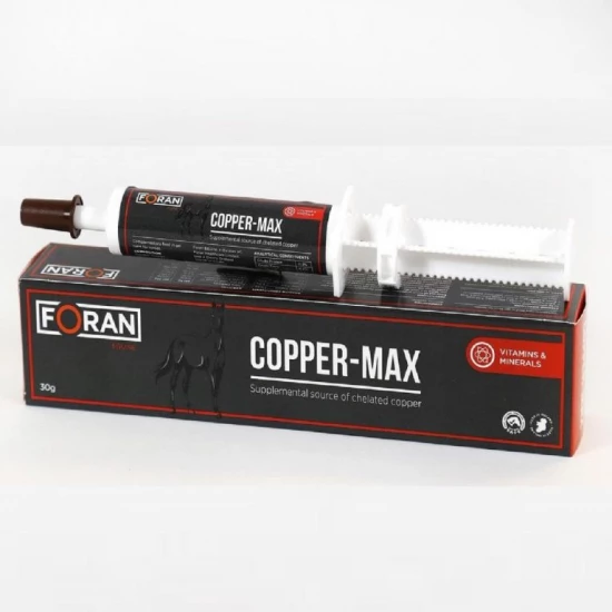 Foran Copper Max paszta - vaspótlás lovaknak, 30 g