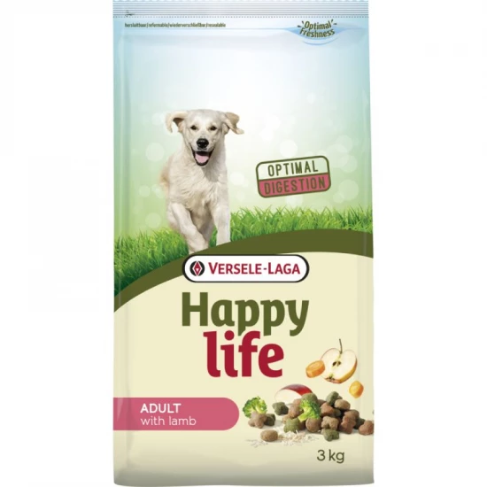 Happy Life Dog Adult Bárány 3kg