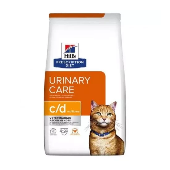 Hills PD Feline C/D Multicare 3 kg - struvit és kalcium-oxalát húgykövesség