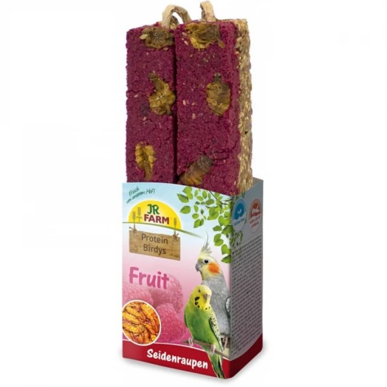 JR Farm Birds Protein-Birdys gyümölcs selyemhernyó 150g