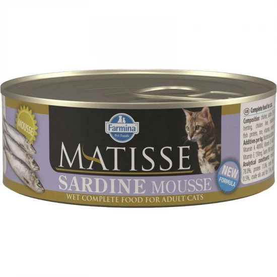 Matisse Cat konzerv Mousse Szardínia 85g