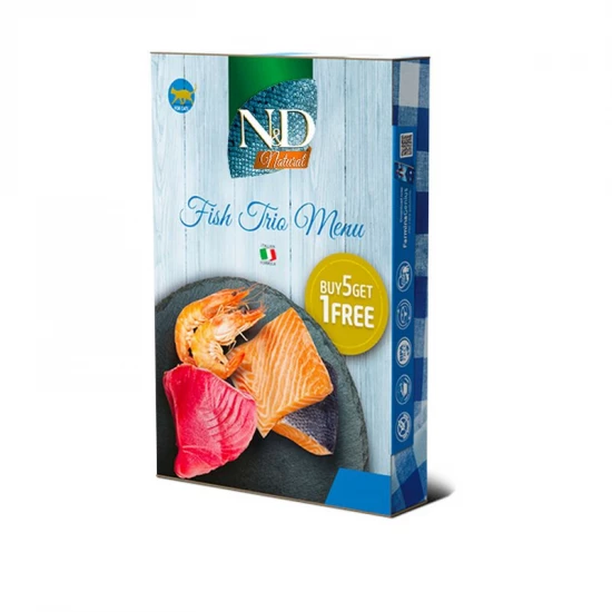 N&D Cat konzerv Fish Trio Menu Multipack 6x70g