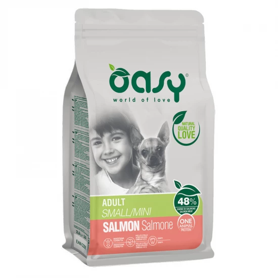 Oasy Dog OAP Adult Small/Mini Salmon 2,5kg