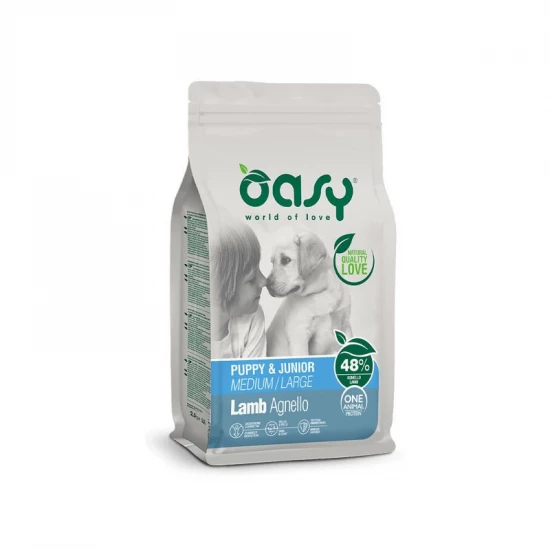 Oasy Dog OAP Puppy Medium/Large Lamb 2,5kg