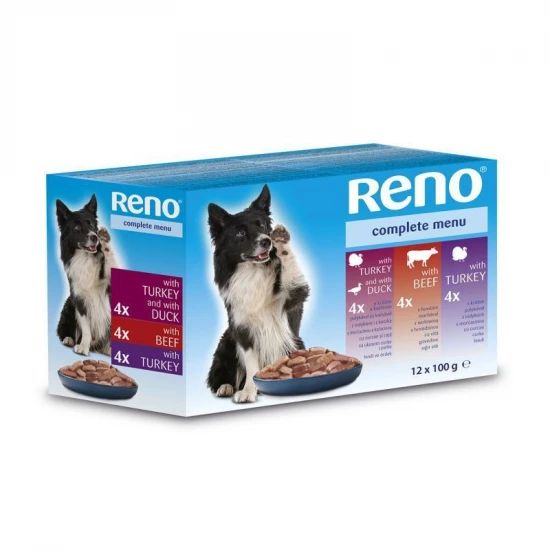 Reno alutasak Kutya vegyes íz 12x100gr Multipack