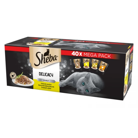 SHEBA alutas 40-pack szárnyas 40*85g Multipack