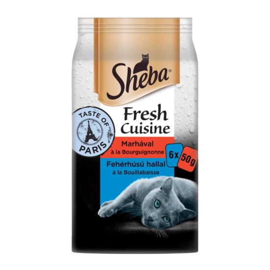 SHEBA Mini 6x50g Fresh cuisine Paris Multipack