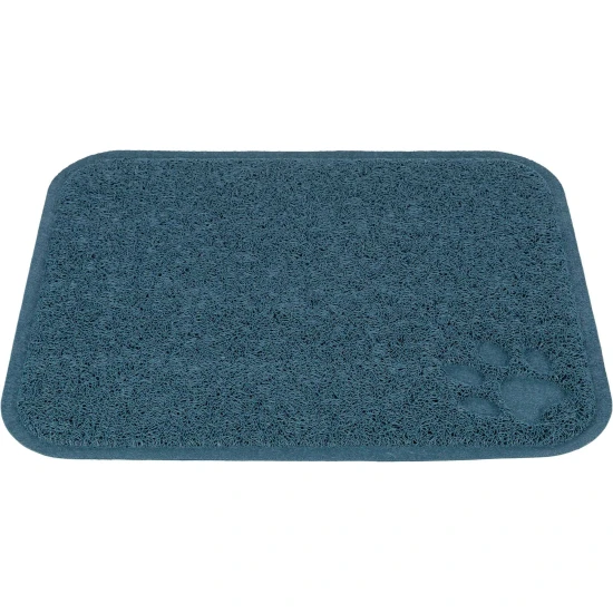 Szőnyeg Macska Alomtálca, PVC,  37 × 45 cm, Kék