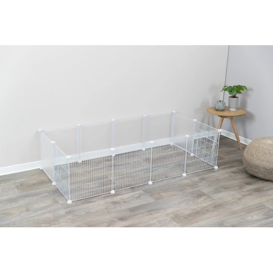 Trixie Beltéri Szobakennel Nyúlnak, Fém/Műanyag 140 × 35 × 70 cm, Fehér