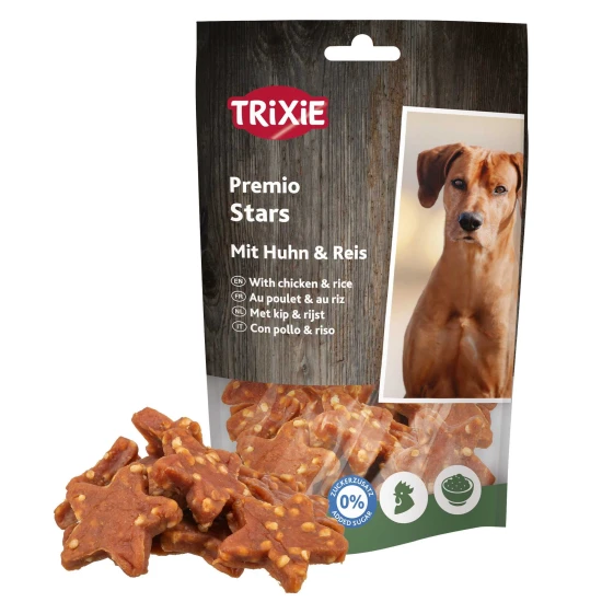 Trixie Jutalomfalat PREMIO Stars Sanck Csillagok Csirkével És Rizzsel, 100g