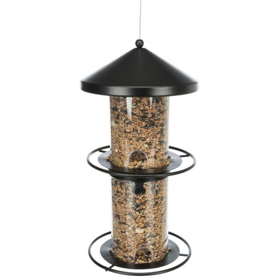 Trixie Kültéri Madáretető 2 szintes 36cm Fekete
