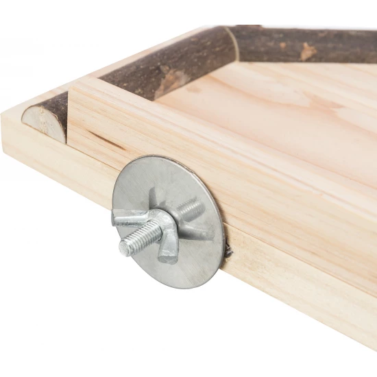 Trixie Leszállóhely Madaraknak Kalitkába Fából, 19 × 19 cm