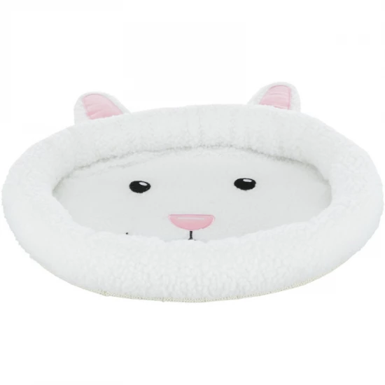 Trixie Párna Nyuszifej Ovális, 40x33cm, Gyapjú/Fehér