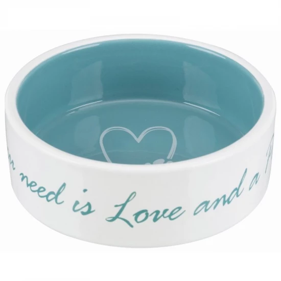 Trixie Pet´s Home kerámia tál 0,3l/12cm krém/világos kék