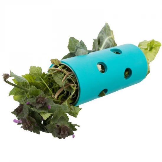 Trixie Rágcsálónak Eledel Henger Műanyag/TPR 5,5x12cm, Zöld