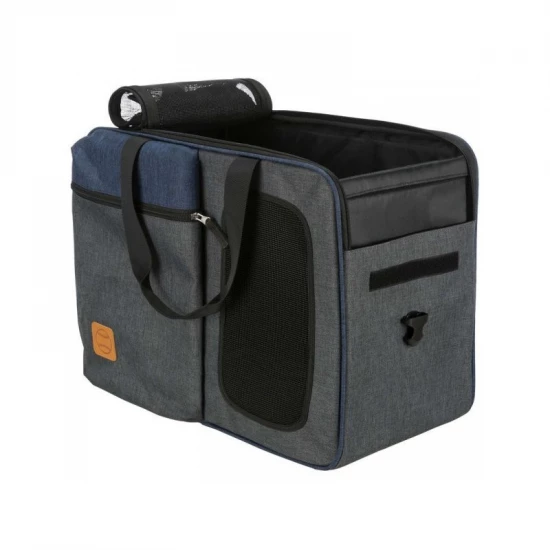 Trixie Szállítótáska Hátizsák 2 in 1 25x38x50cm Szürke/kék