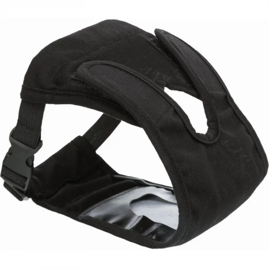 Trixie Tüzelőbugyi Tépőzáras L 43–55cm Fekete